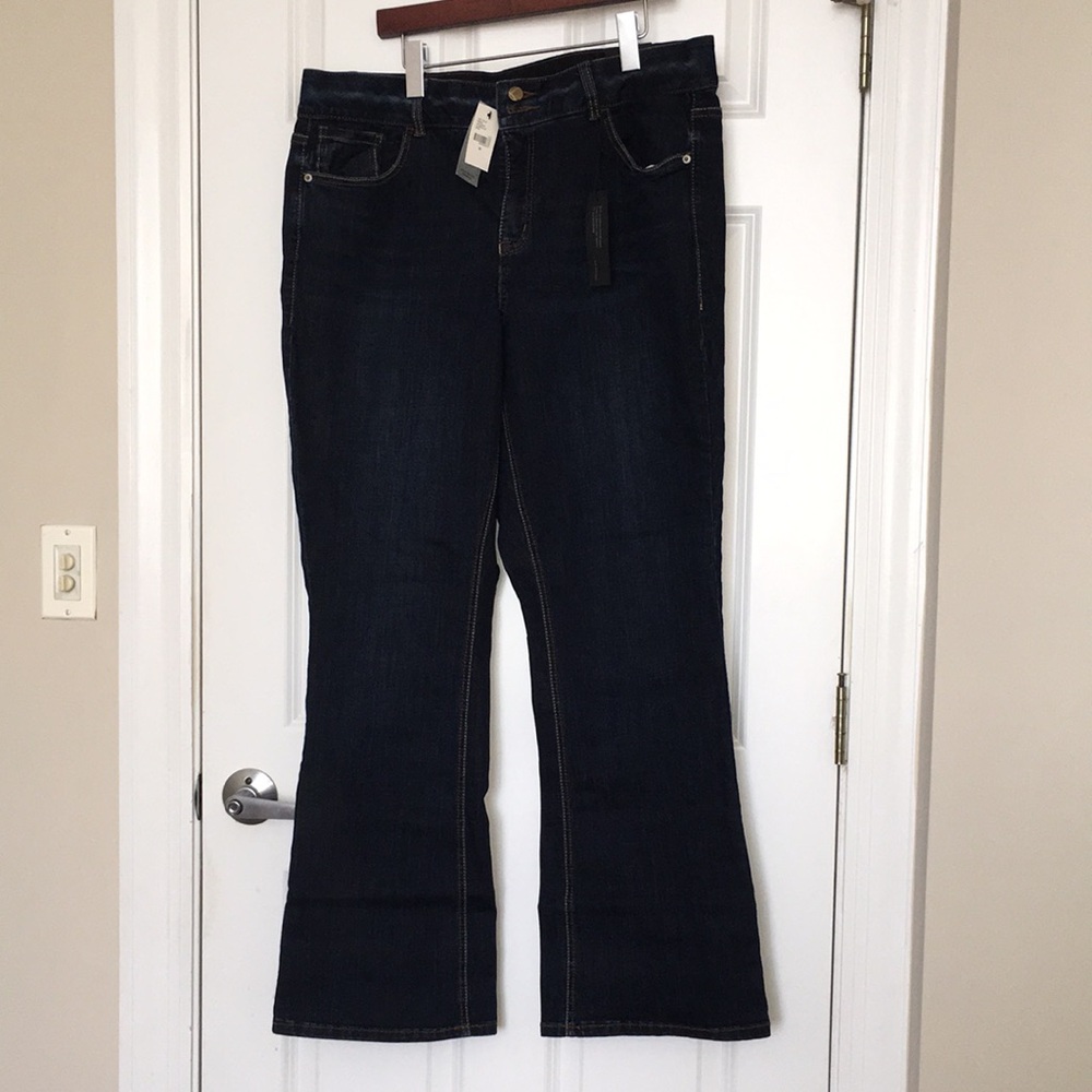 NWT Lane Bryant high rise boot slight flare jeans | size 18